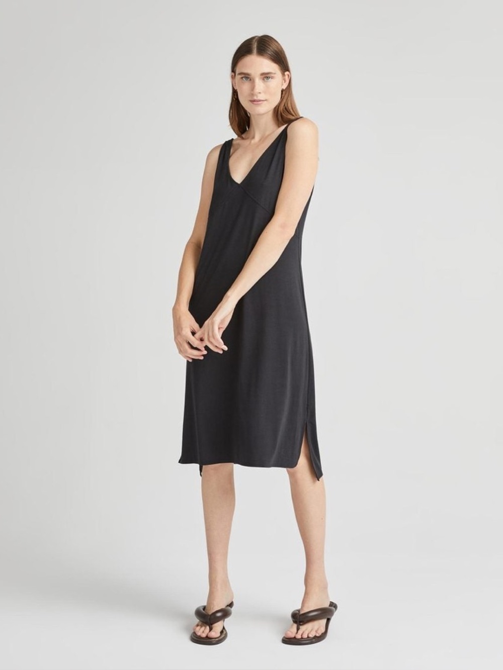 RicherPoorer Night Slip MIDI Dress